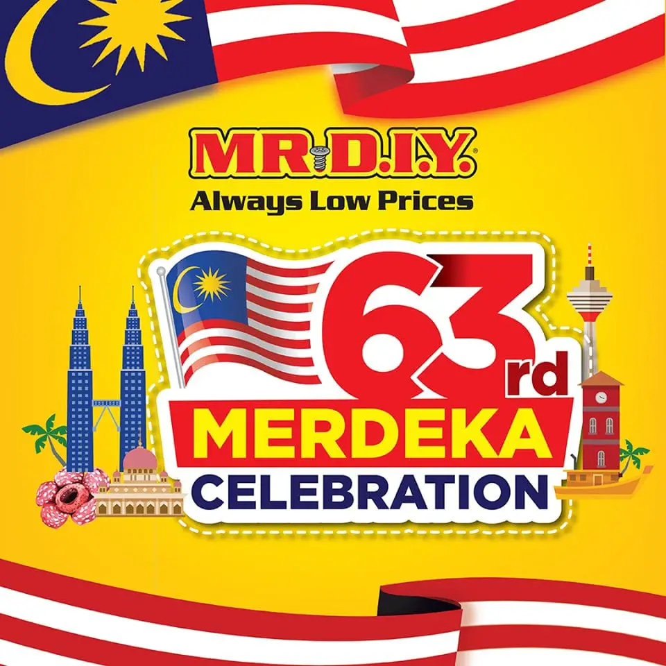 MR D.I.Y. 63rd Merdeka Celebration promotion