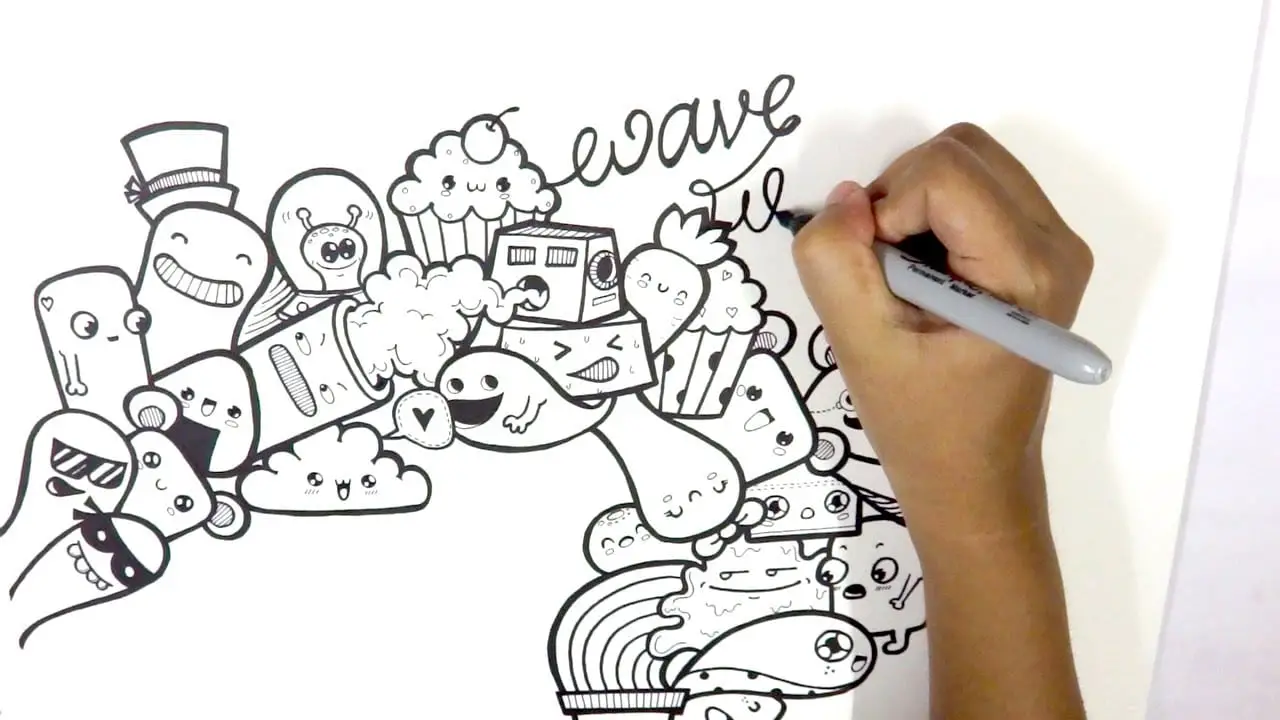 Lukisan Doodle Merdeka | Cikimm.com