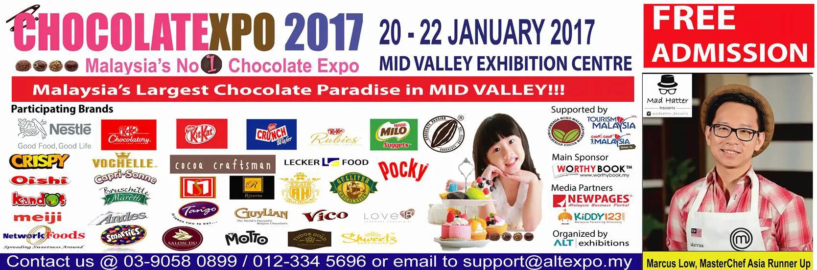 Image Credit: The 1st Malaysia Chocolate Expo 2017 Facebook