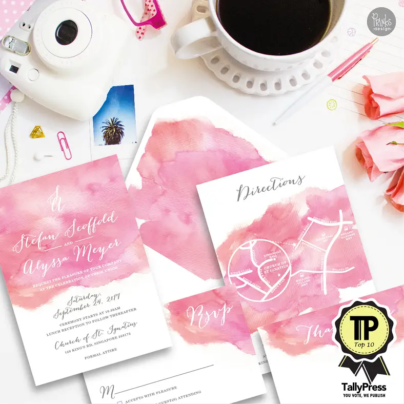 Top 10 Wedding Stationery Makers in Singapore Prinks Design