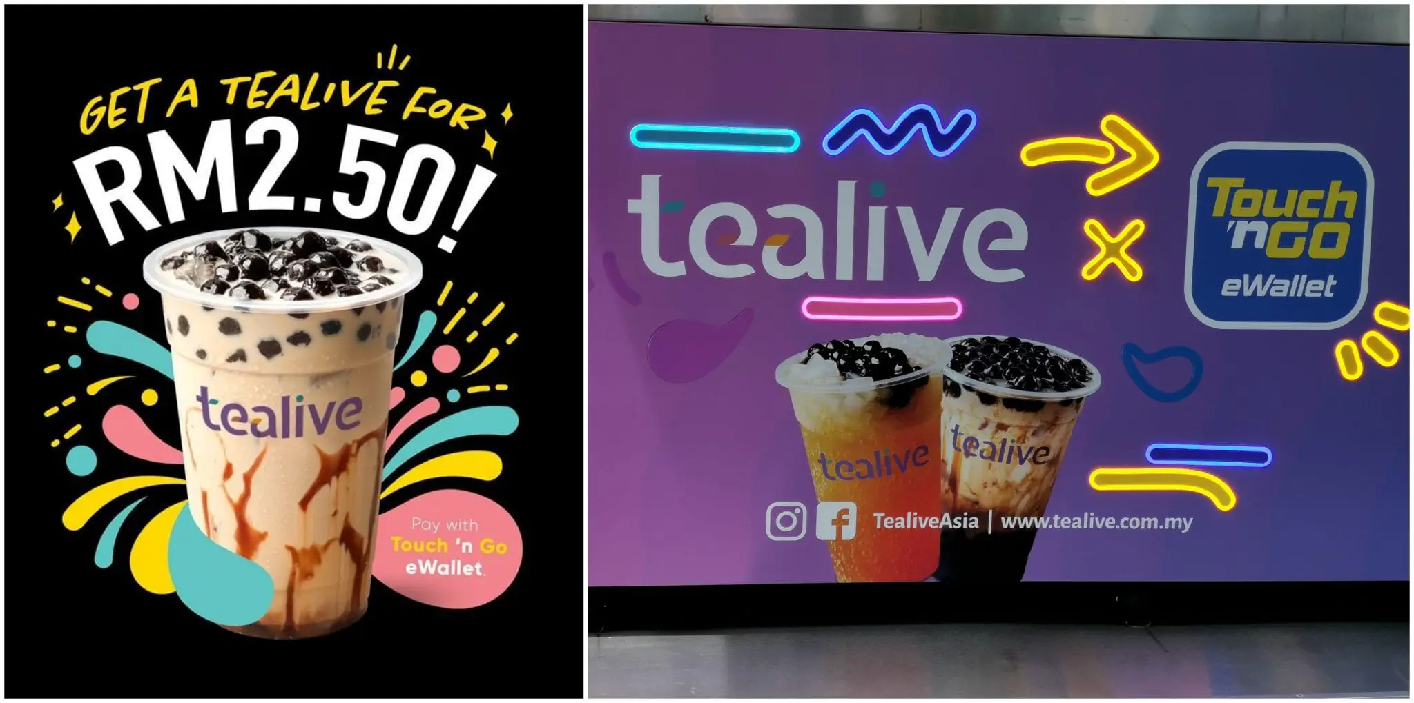 Tealive Is Having A Rm2 50 Promotion With Touch N Go Ewallet