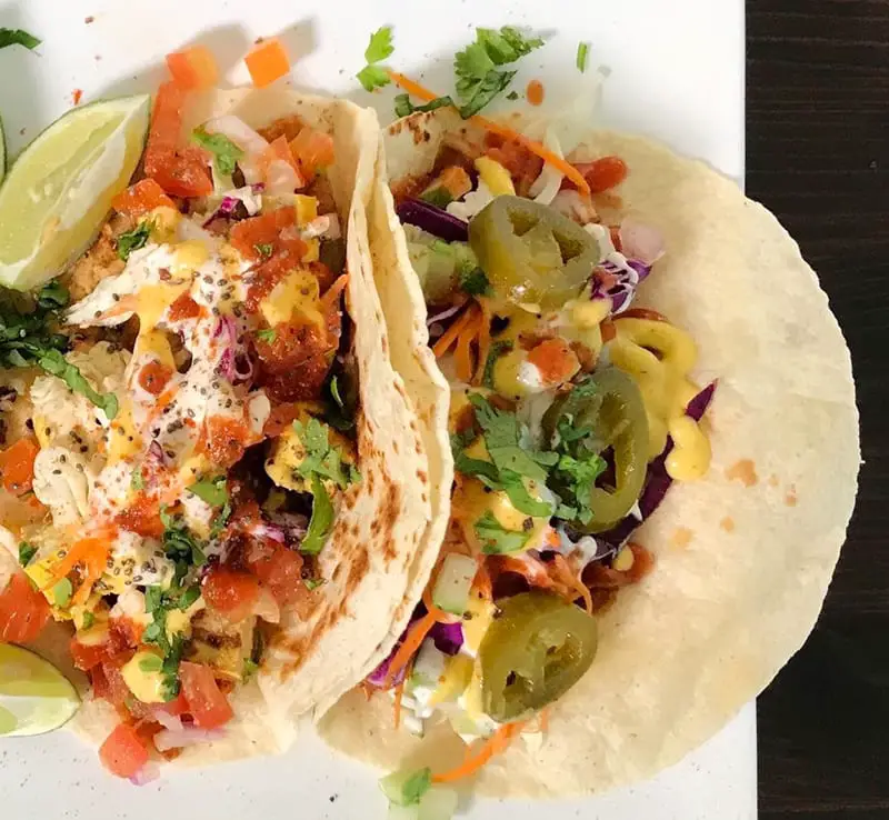 Plant-Based Tacos at Sala