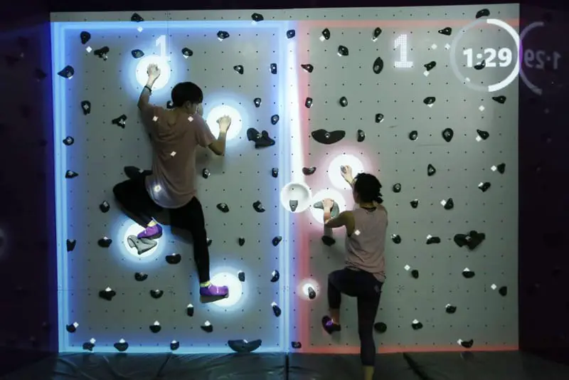 Scaling the heights of the Augmented Climbing Wall at SuperPark Malaysia