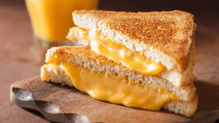 Air Fryer Mistake #7: Grilled Cheese Sandwich
