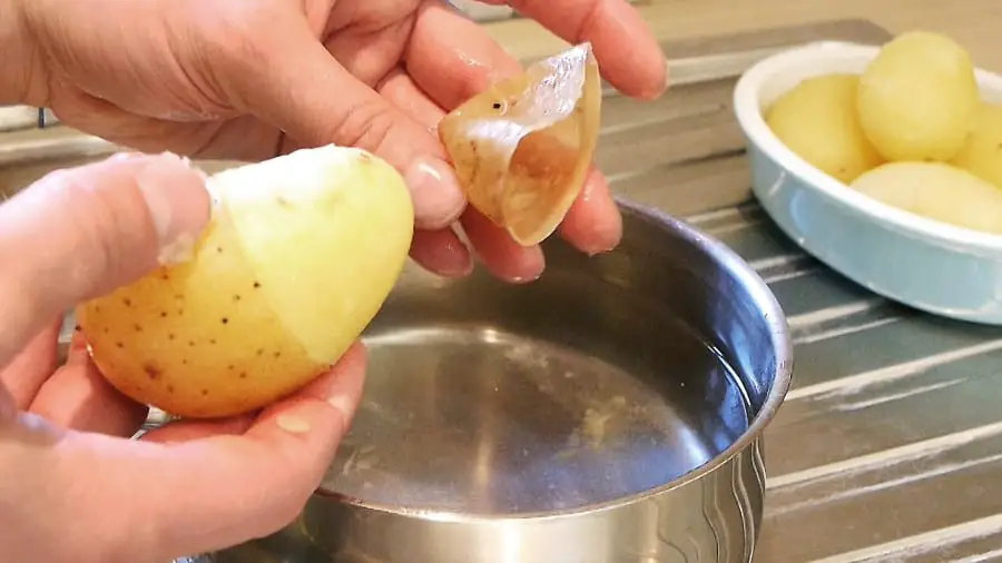 Peeling Hack #1: Peel Potatoes Without A Peeler