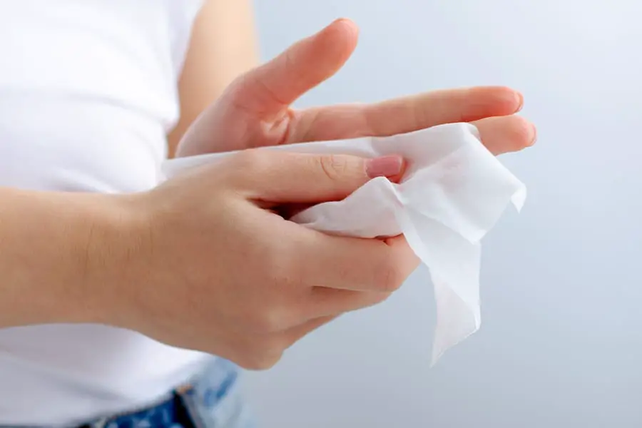 Antibacterial Wipes Mistake #5: You Clean Your Hands With Them