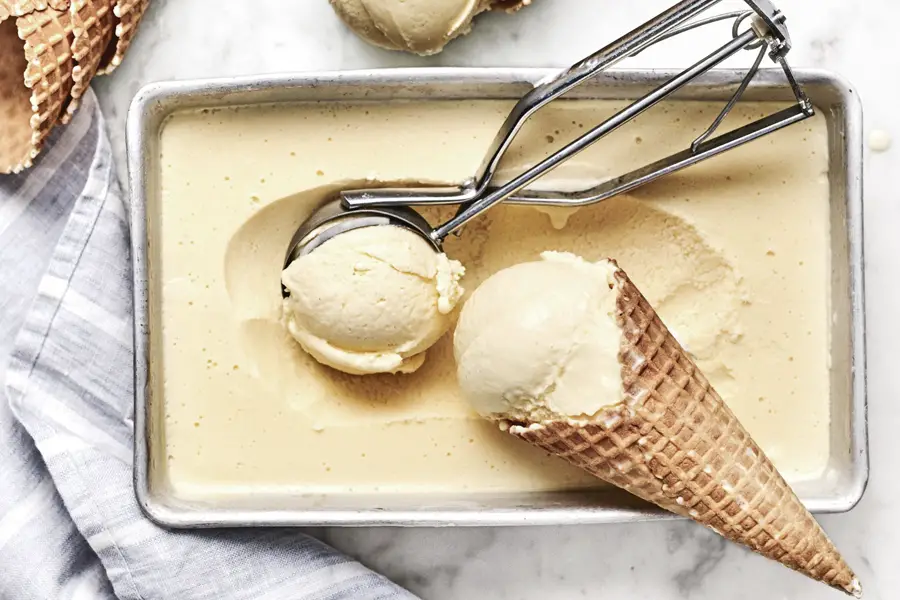 Leftover Egg Yolks Recipe #8: No-Churn Vanilla Ice Cream