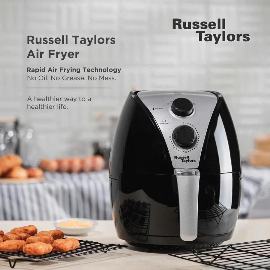 Shopee 4.4 Sale #1: Russell Taylors Air Fryer Large (3.8L) AF-24