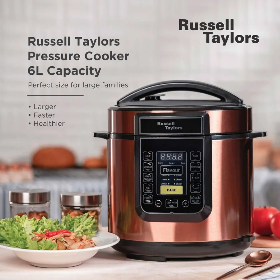 Shopee 4.4 Sale #4: Russell Taylors Electric Pressure Cooker PC-60 (6L)