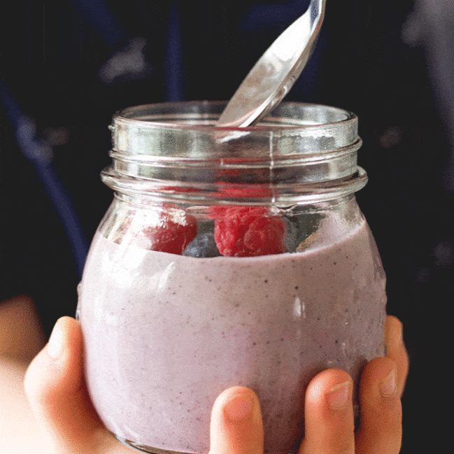 Overnight Oats Mistake #7: You Didn't Bother To Stir In Before Eating Them