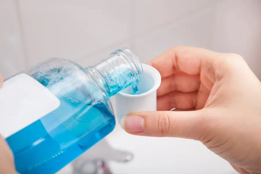 Daily Habits That Can Stain Your Teeth #1: Mouthwash
