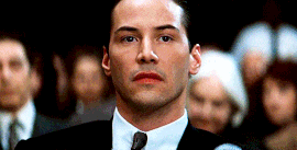 Keanu Reeves plays hotshot lawyer Kevin Lomax in "The Devil's Advocate" (1997)