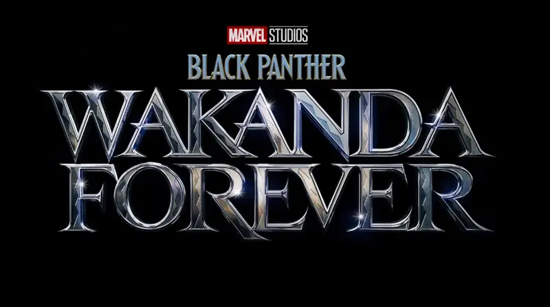 The title logo of "Black Panther: Wakanda Forever"