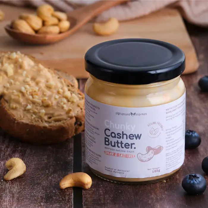 Healthy Nut Butter: Signature Market Chunky Cashew Butter