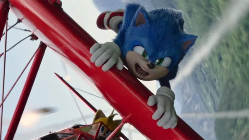 Sonic is back in "Sonic the Hedgehog 2"