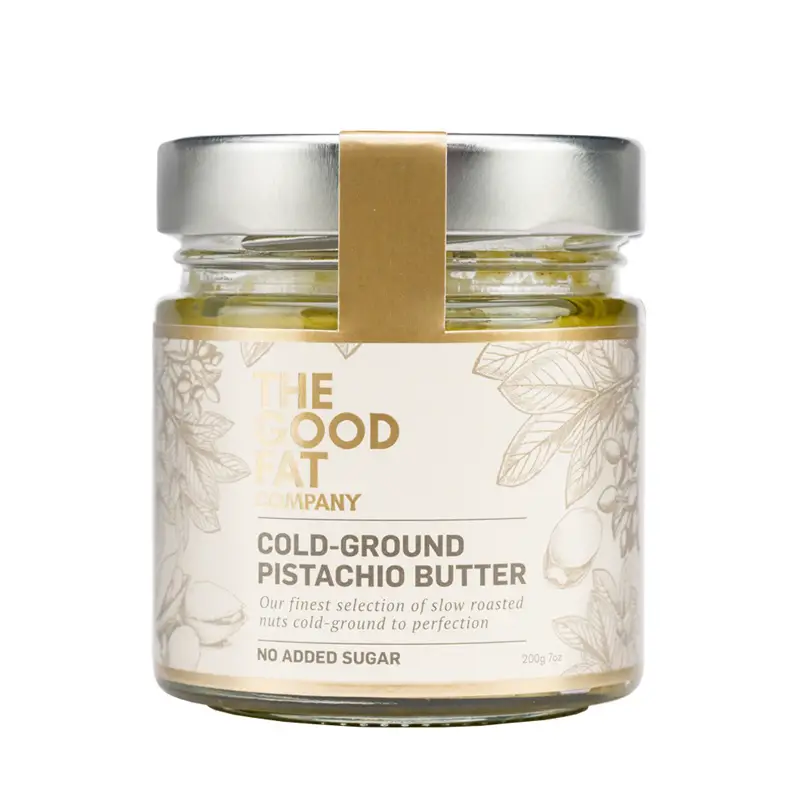 Healthy Nut Butter: The Good Fat Company Cold Ground Pistachio Butter