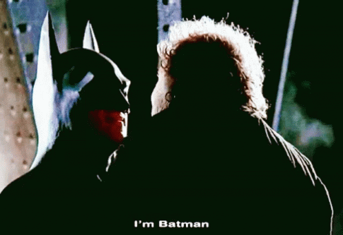 Michael Keaton plays the title character in "Batman" (1989)