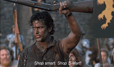 Bruce Campbell in "Army of Darkness"