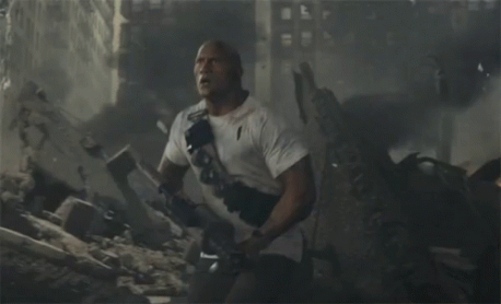 Dwayne Johnson saves the day in "Rampage" (2018)