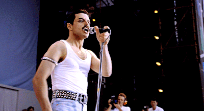 Rami Malek as Freddie Mercury in "Bohemian Rhapsody"